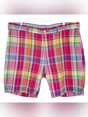 Polo Ralph Lauren India Madras Pink Plaid Shorts